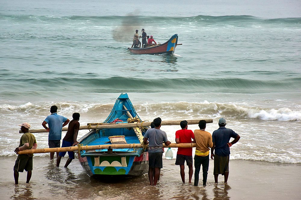 India weather: Preparations for Cyclone Dana Fishermen shift their boats in Puri