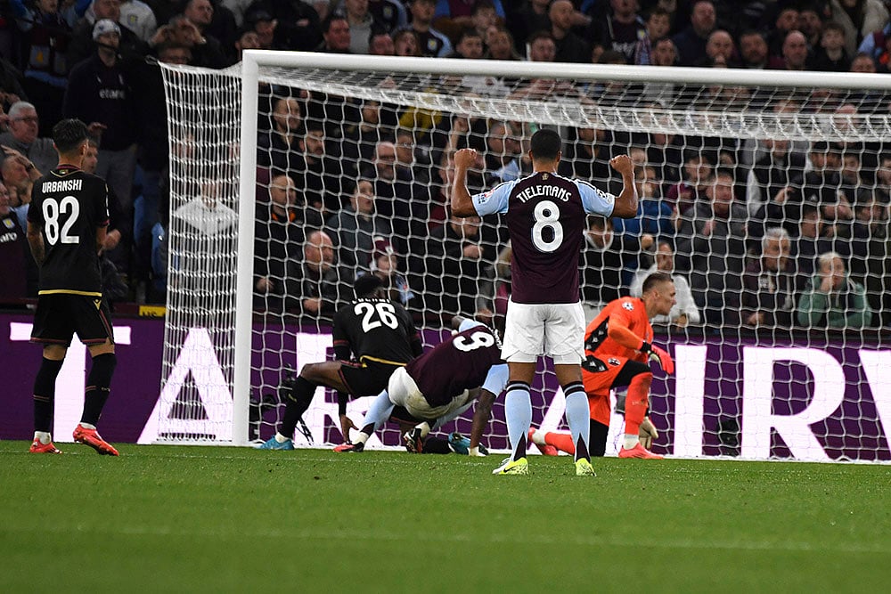 2024-25 UEFA Champions League soccer Aston Villa Vs Bologna Photo gallery_Jhon Duran