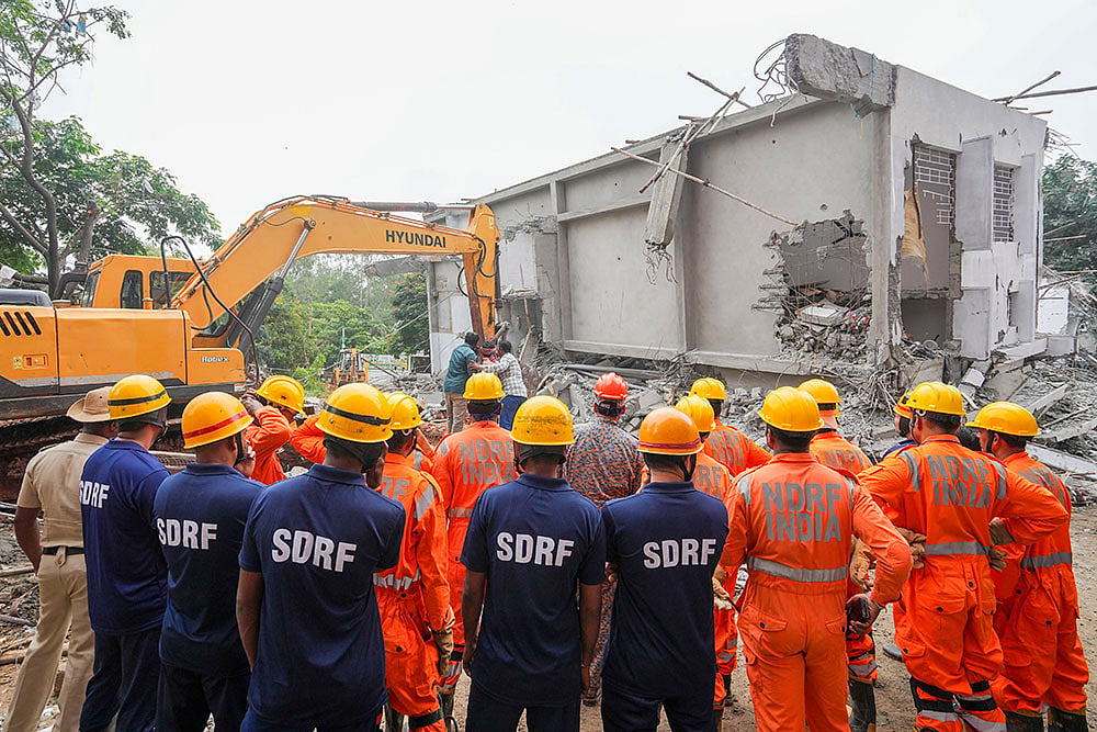 Building collapse in Bengaluru