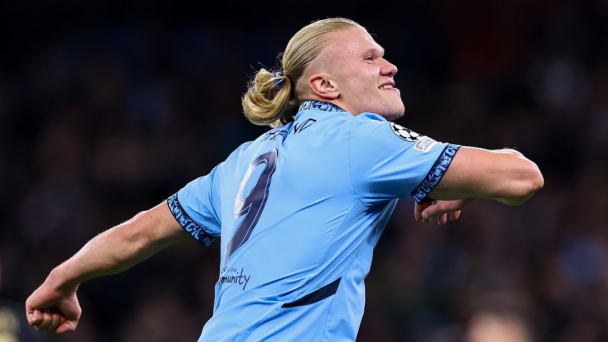 Two-goal Man City star Erling Haaland