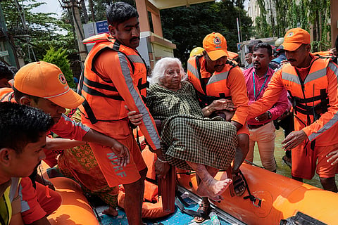 Karnataka Rains: Rescue ops underway as apartment flooded in Bengaluru