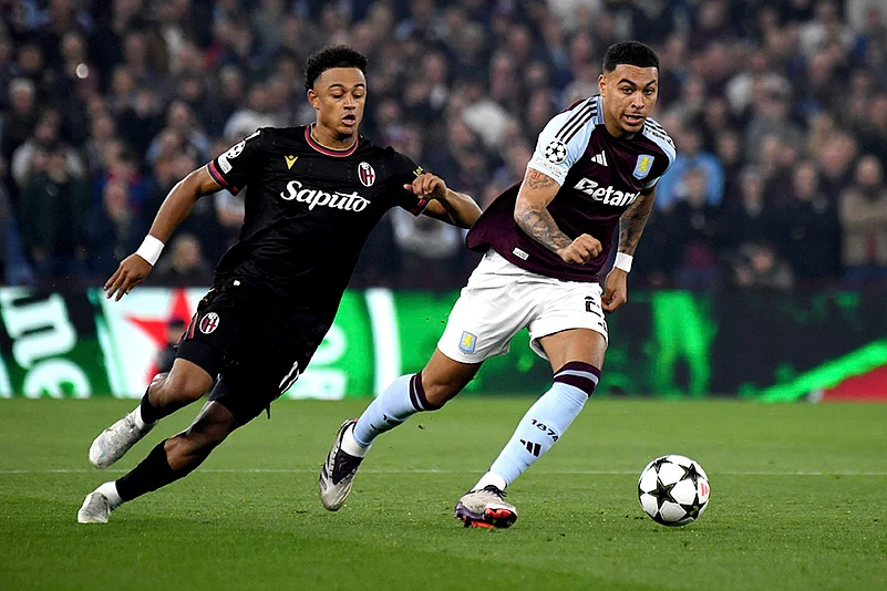 2024-25 UEFA Champions League soccer Aston Villa Vs Bologna Photo gallery_Morgan Rogers
