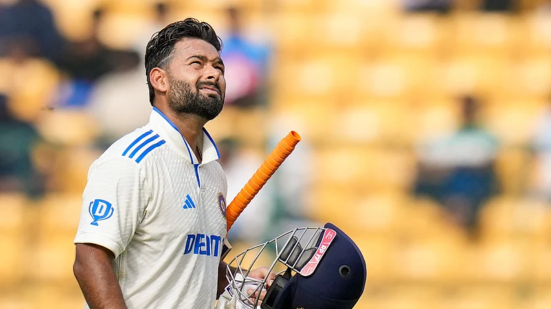 Indian wicketkeeper batter Rishabh Pant.