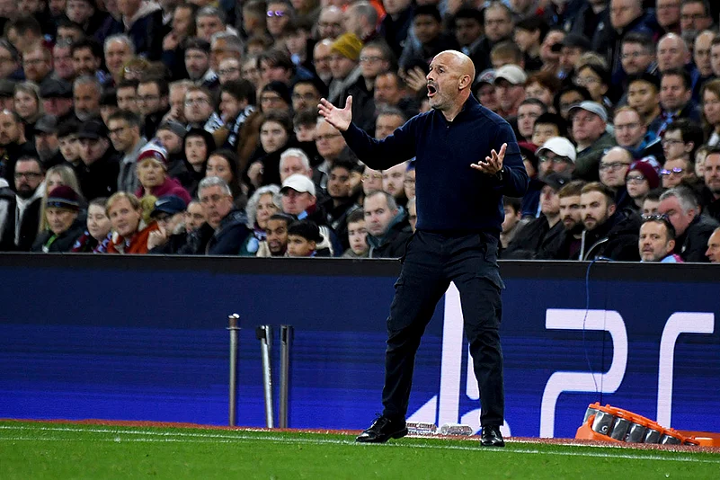 2024-25 UEFA Champions League soccer Aston Villa Vs Bologna Photo gallery_Vincenzo Italiano