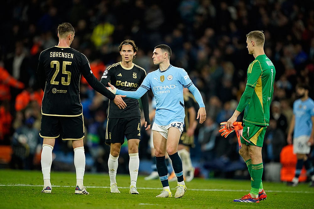 | Photo: AP/Dave Thompson : Britain Soccer Champions League 2024: Manchester City Vs Sparta Prague