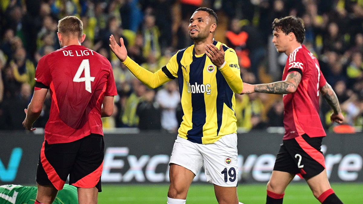 Youssef En-Nesyri drew Fenerbahce level against Manchester United.