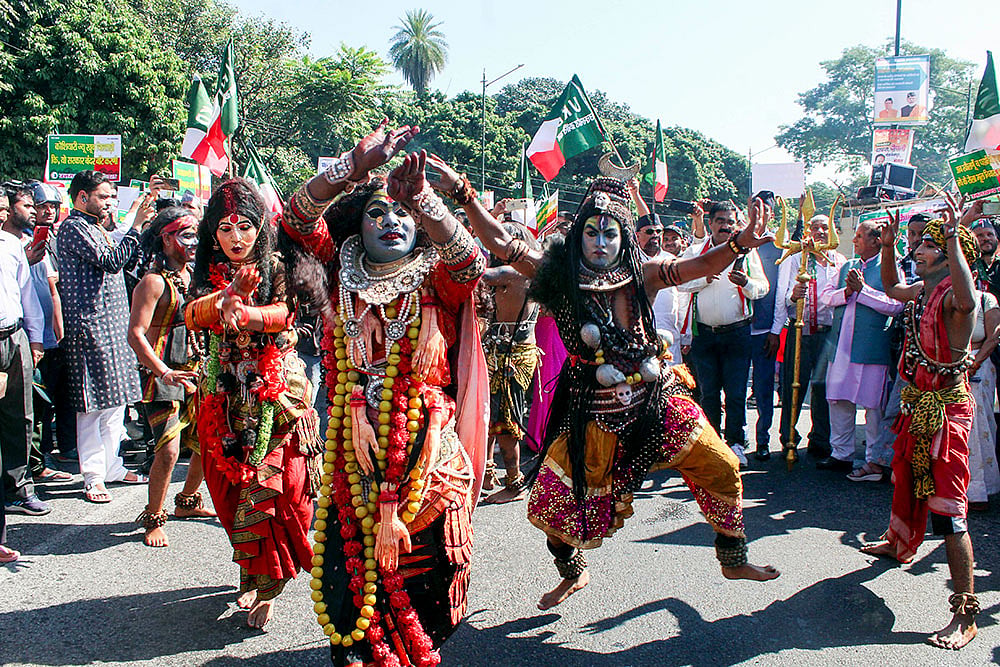 UKD protest in Dehradun