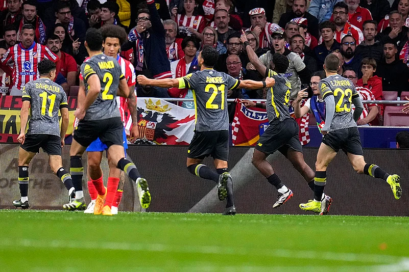 2024-25 UEFA Champions League Atletico Madrid Vs LOSC Lille soccer gallery_Jonathan David