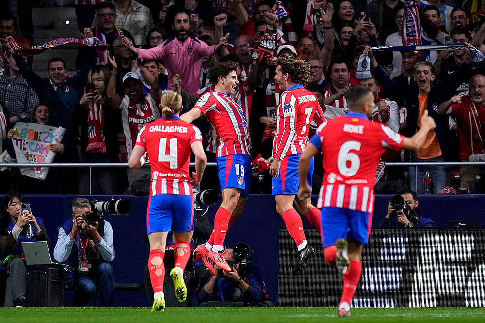 2024-25 UEFA Champions League Atletico Madrid Vs LOSC Lille soccer gallery_Julian Alvarez