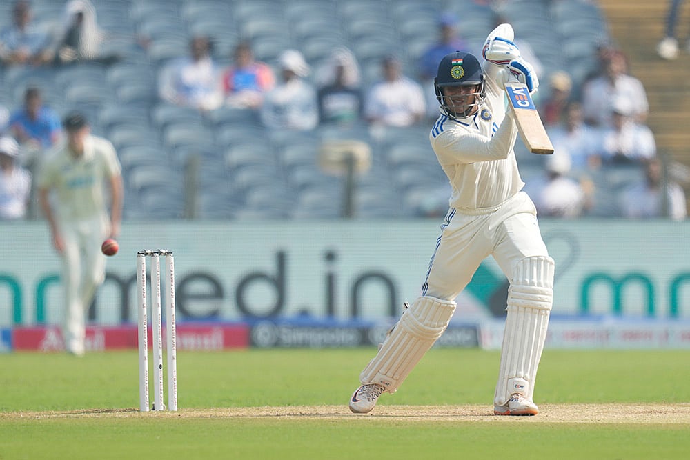 India Vs New Zealand 2nd Test cricket Day 2 photo gallery_Shubman Gill 