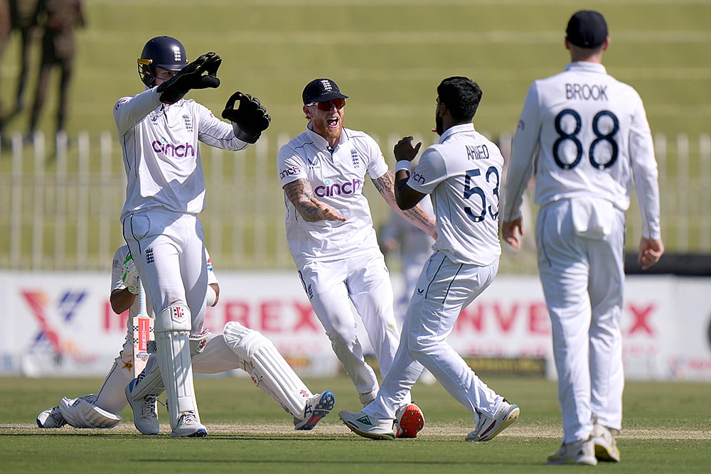 Pakistan vs England 3rd Test cricket Day 2 Photo gallery_Rehan Ahmed