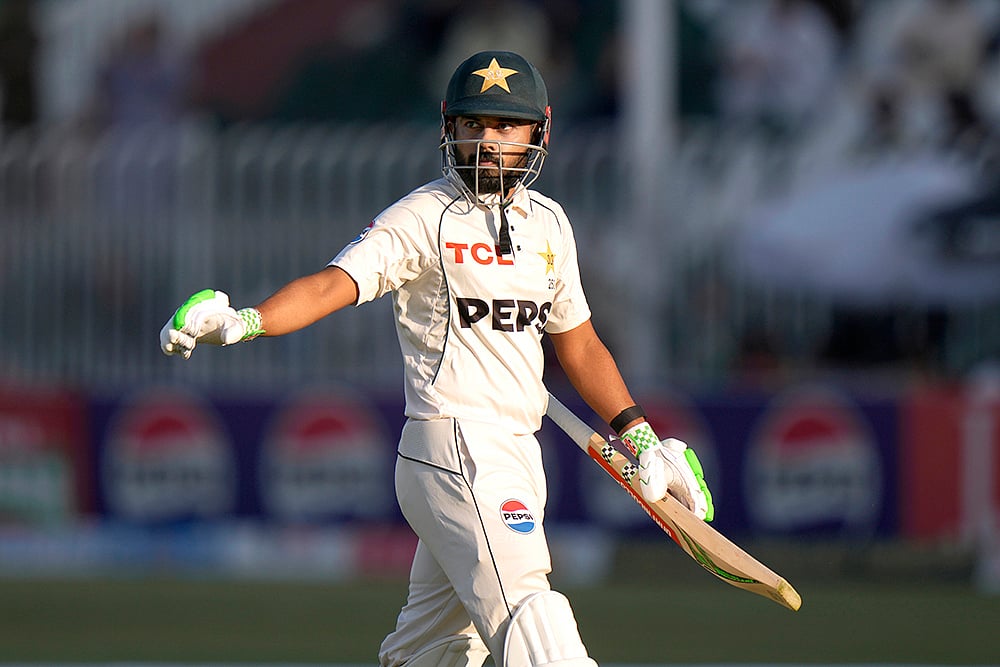 Pakistan vs England 3rd Test cricket Day 2 Photo gallery_Pakistans Saud Shakeel 