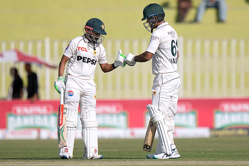 Pakistan vs England 3rd Test cricket Day 2 Photo gallery_Saud Shakeel, and Noman Ali