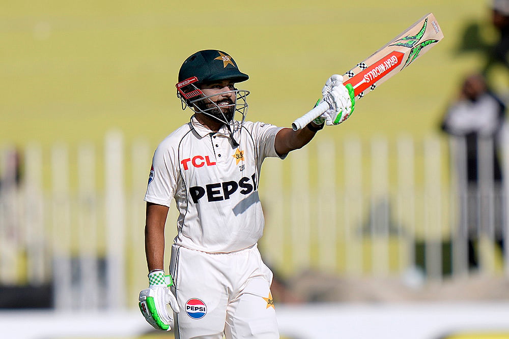 Pakistan vs England 3rd Test cricket Day 2 Photo gallery_Pakistans Saud Shakeel