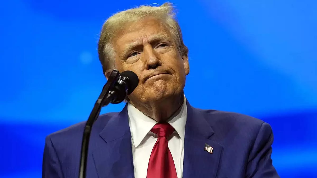 AP : Former US President Donald Trump.(File photo) |