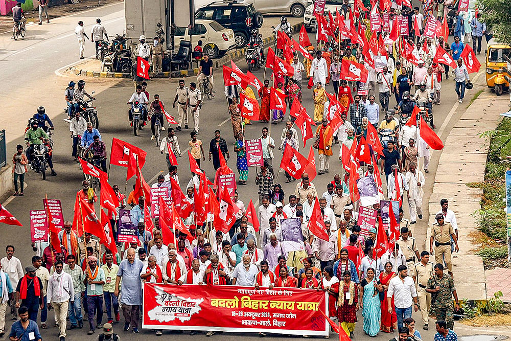 CPI-ML Badlo Bihar Nyay Yatra in Patna