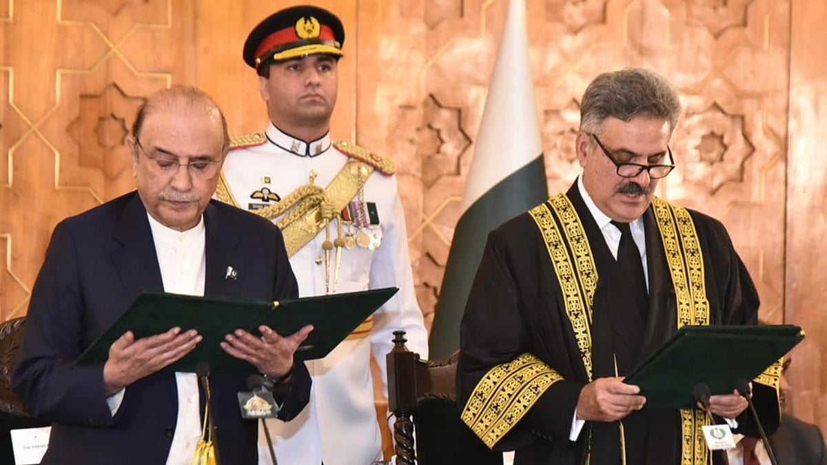 X/@BhuttoMaryam : Justice Yahya Afridi (R) sworn in as the 30th Chief Justice of Pakistan|