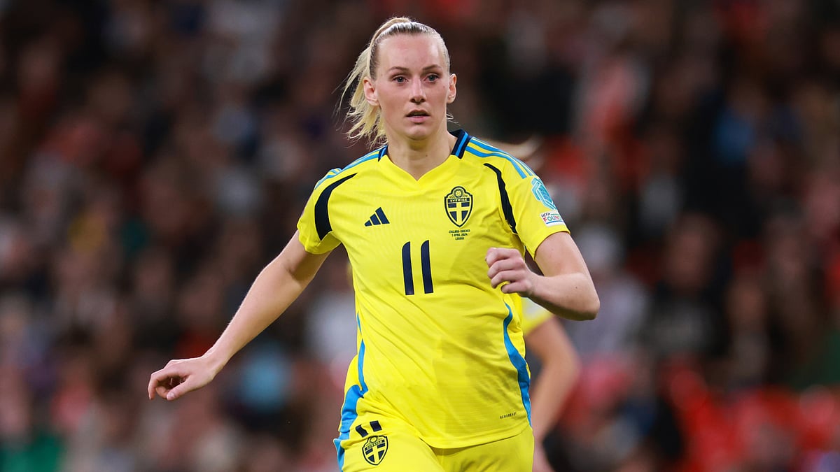 Stina Blackstenius was among the scorers for Sweden - null