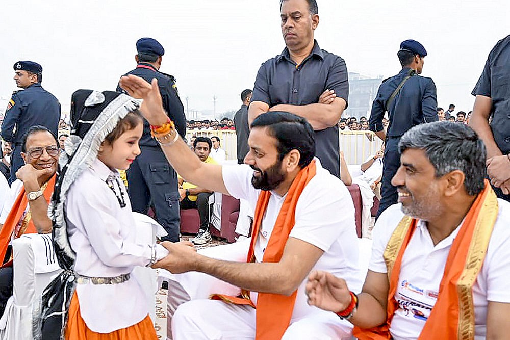 Haryana Chief Minister Nayab Saini in Panipat