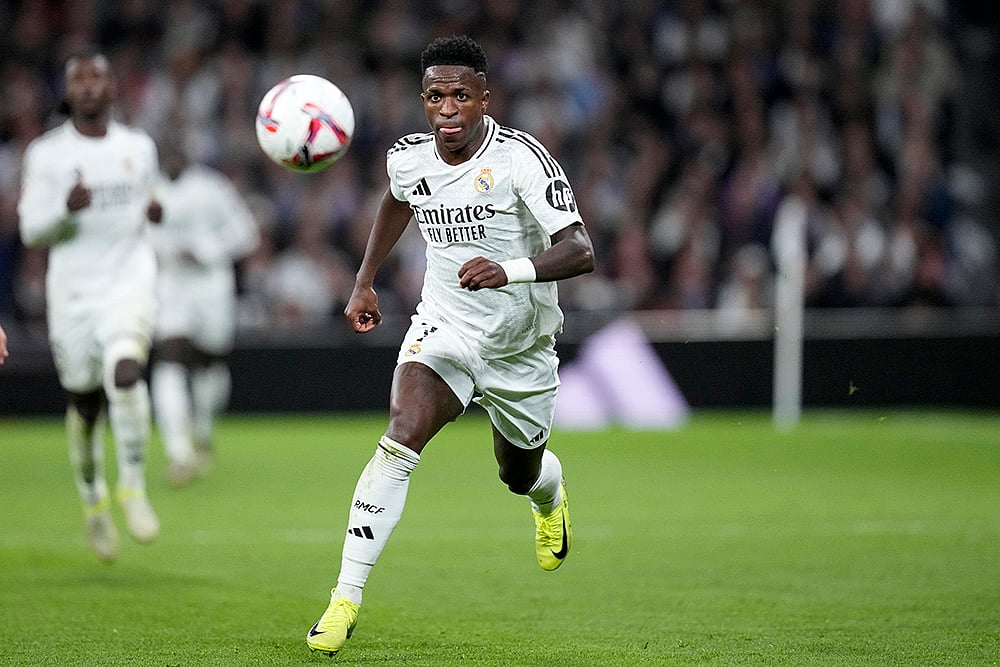 Real Madrid and Barcelona La Liga soccer photo gallery_Vinicius Junior 