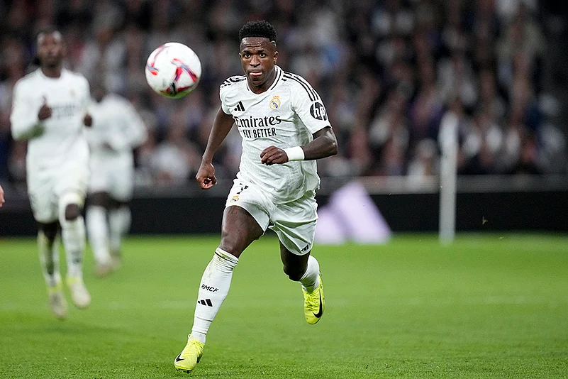 Real Madrid and Barcelona La Liga soccer photo gallery_Vinicius Junior