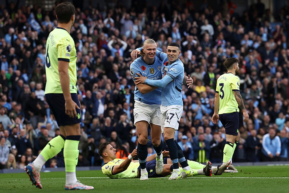 Manchester City vs Southampton English Premier League soccer photo gallery_ Erling Haaland