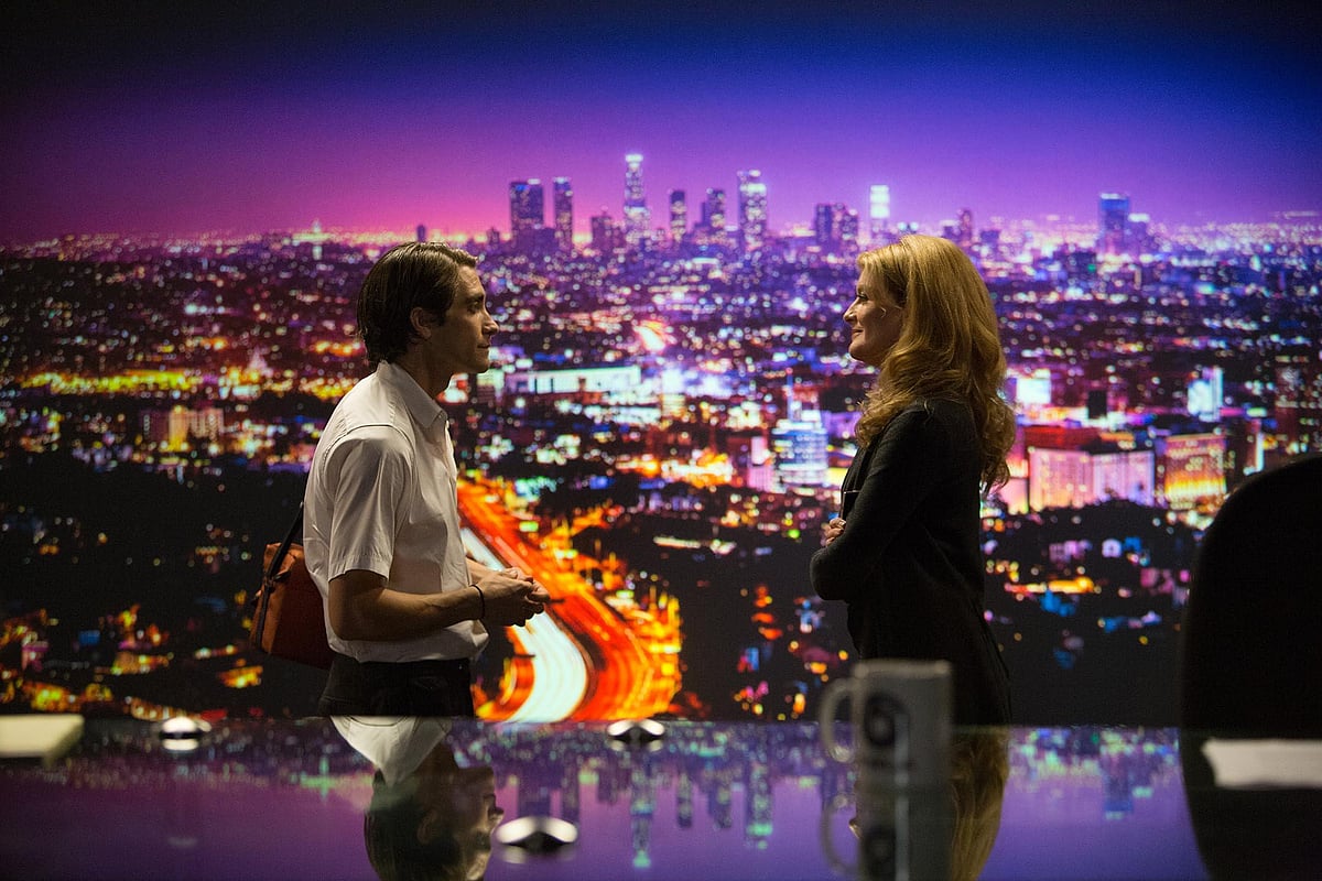 IMDB : Jake Gyllenhaal and Rene Russo in Nightcrawler