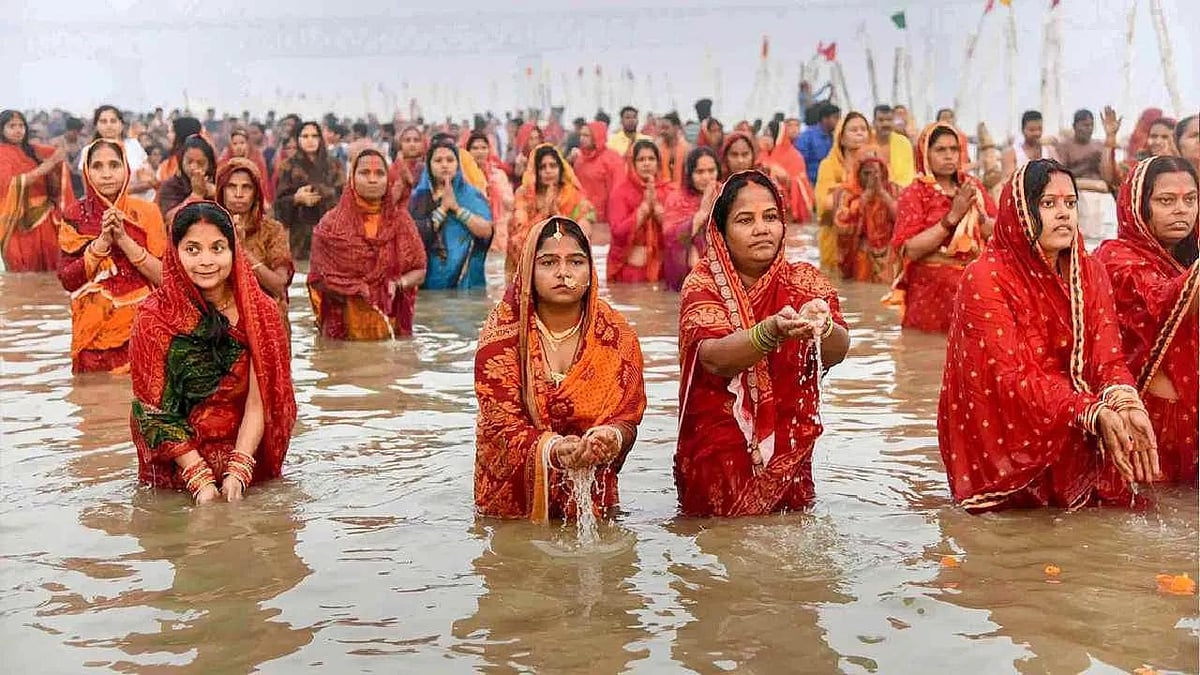 Chhath puja celebrations in Uttar Pradesh