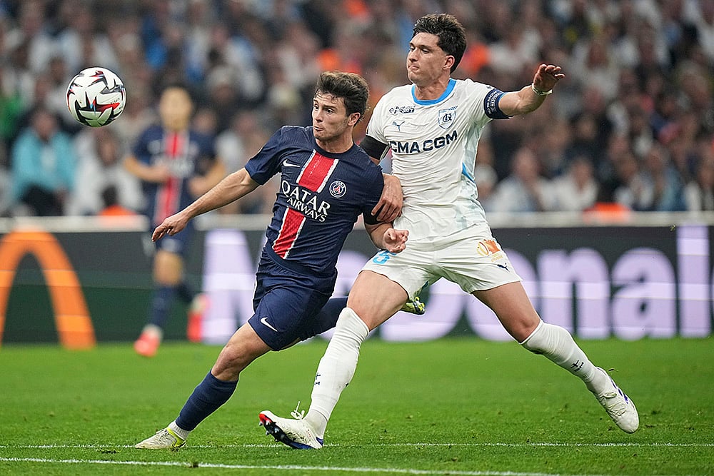 France Soccer League One Marseille vs Paris Saint-Germain photo gallery_Joao Neves