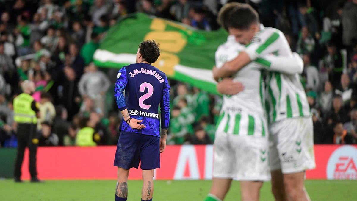Jose Maria Giminez's own goal ended Atletico Madrid's unbeaten La Liga start