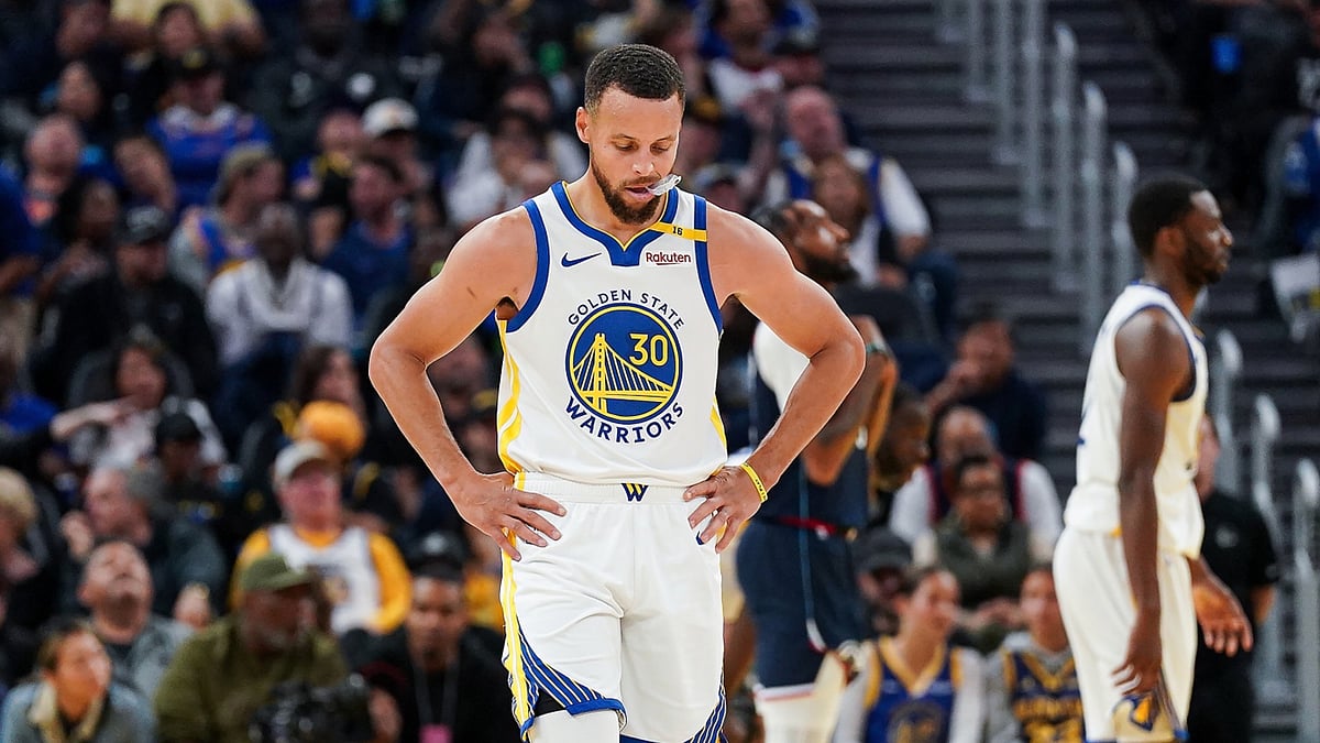 Stephen Curry suffered an ankle injury