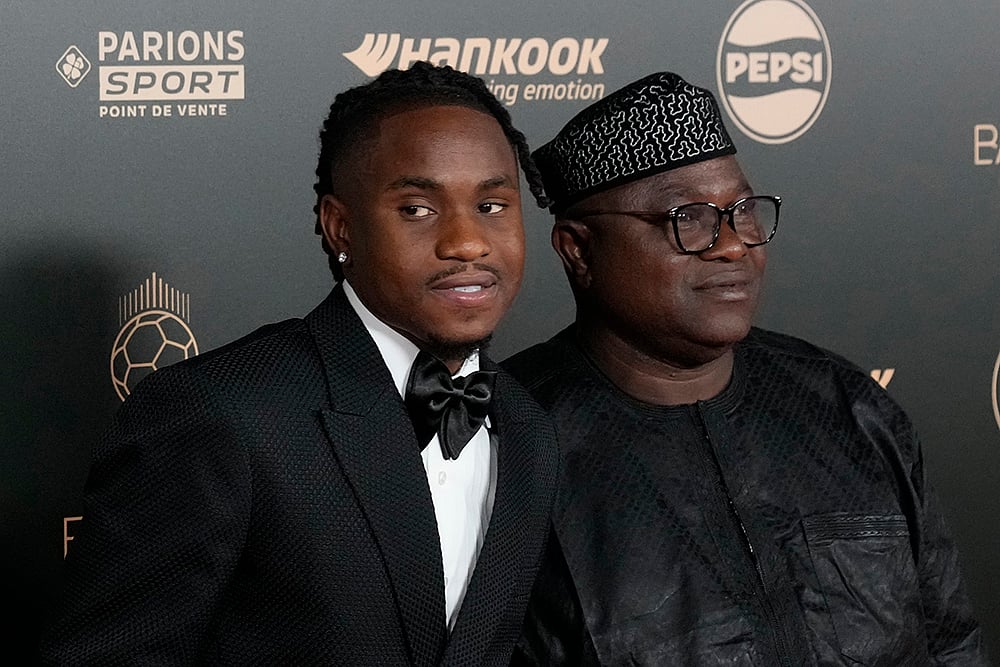 68th Ballon dOr (Golden Ball) award red carpet in Paris_Ademola Lookman