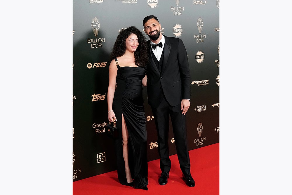 68th Ballon dOr (Golden Ball) award red carpet in Paris_Giorgi Mamardashvili