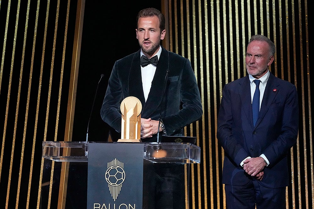 68th Ballon dOr (Golden Ball) award ceremony in Paris_Harry Kane