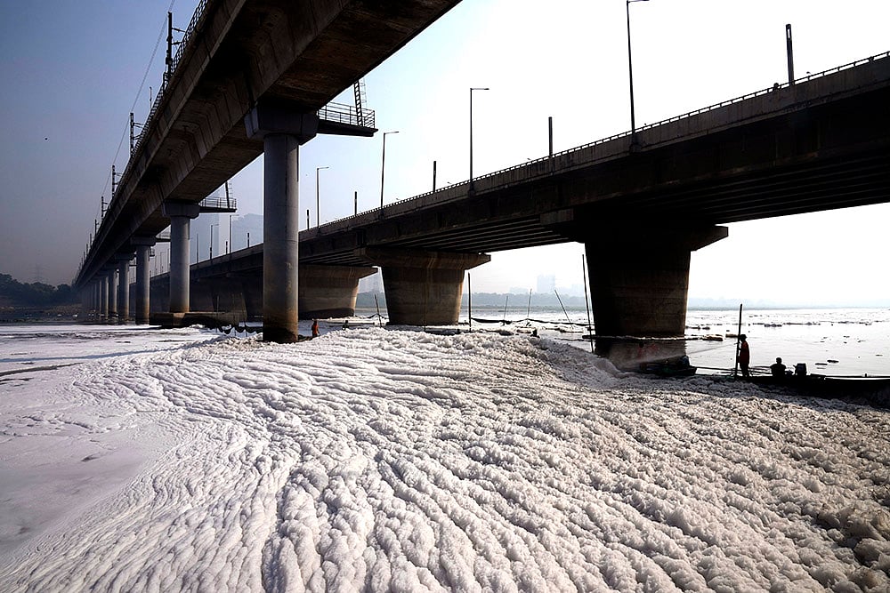 India Pollution Yamuna River (Water) Pollution Photo Gallery_7