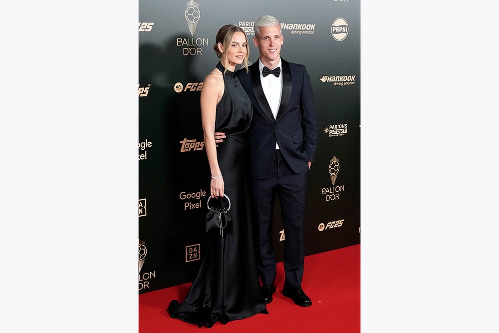 68th Ballon dOr (Golden Ball) award red carpet in Paris_Dani Olmo