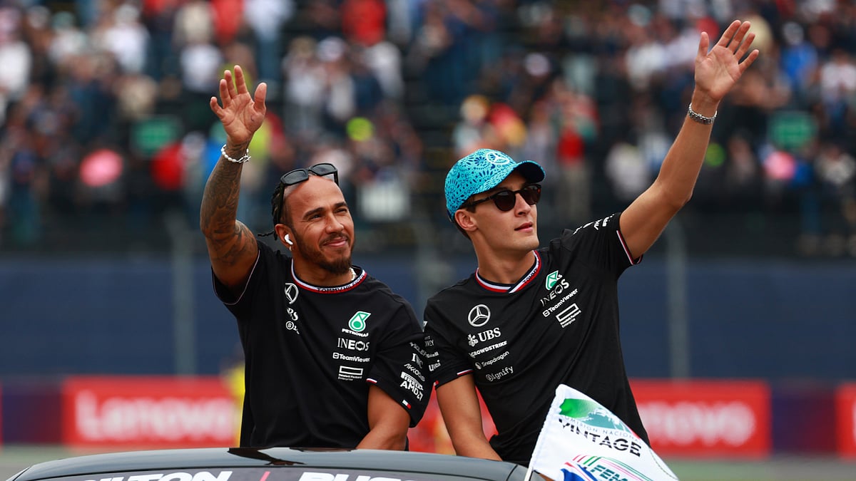 Lewis Hamilton said he enjoyed his battle with George Russell at the Mexican Grand Prix