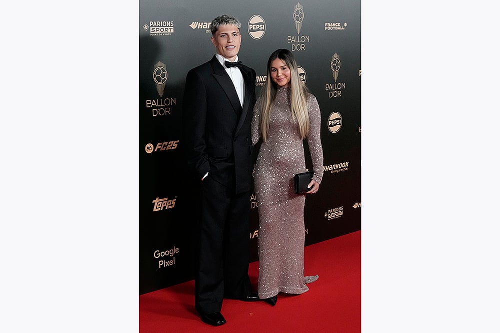 68th Ballon dOr (Golden Ball) award red carpet in Paris_Alejandro Garnacho