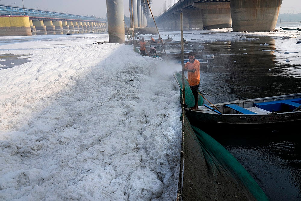 India Pollution Yamuna River (Water) Pollution Photo Gallery_8