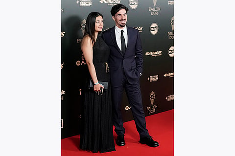 2024 Ballon d' Or Awards: Portuguese player Vitinha and his partner Tatiana Rendeiro Torres