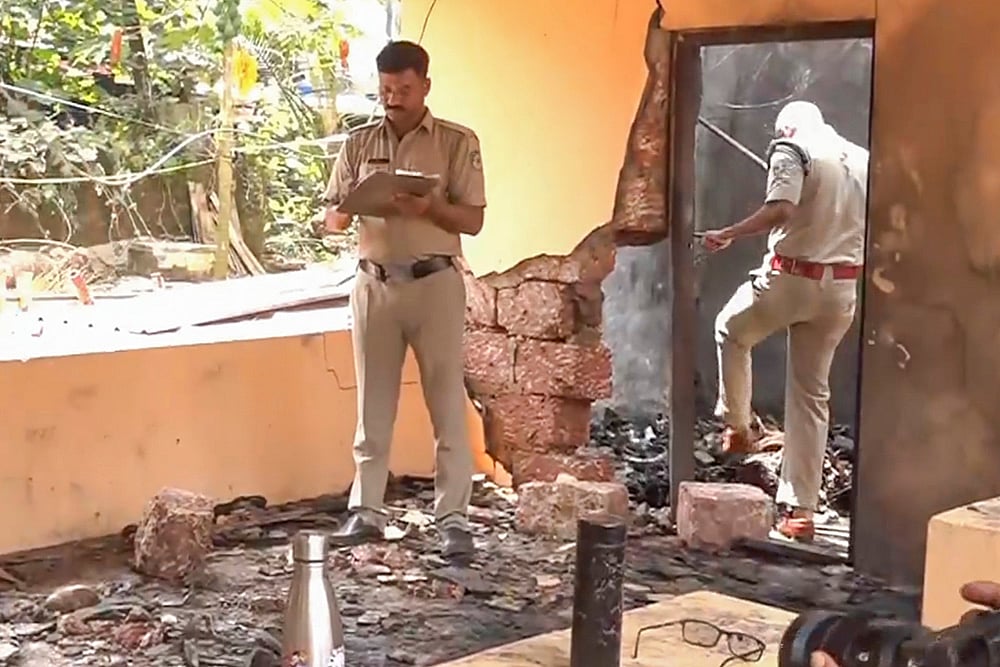 Fire accident in Kasargod