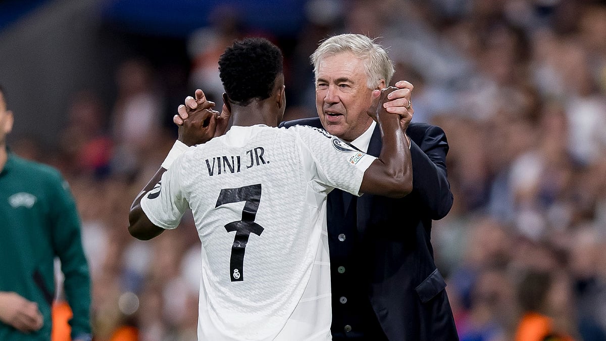 Vinicius Junior has the support of Carlo Ancelotti