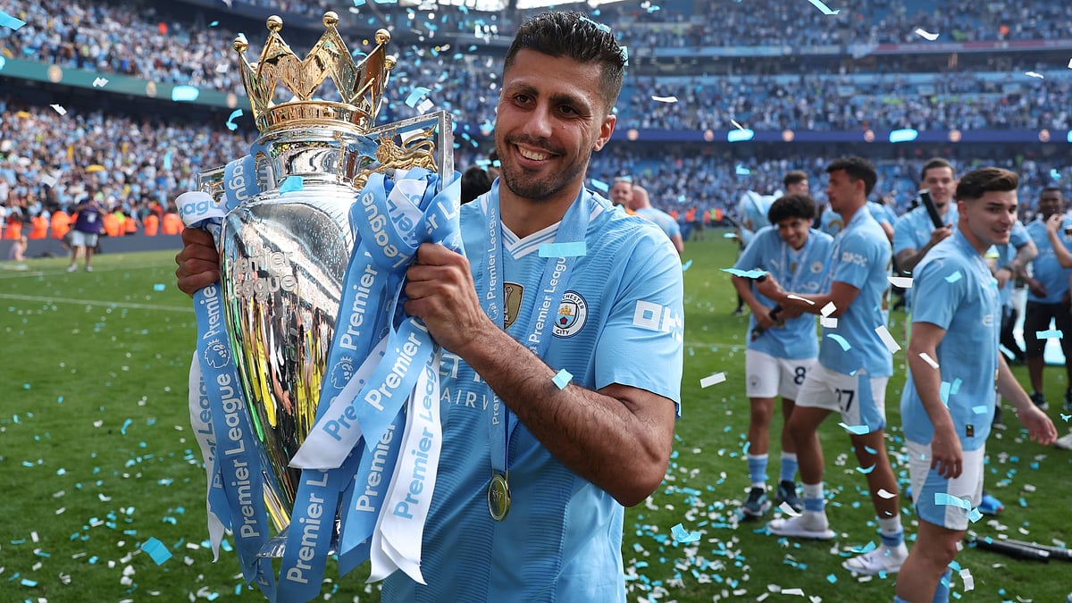 Rodri helped Manchester City to a fourth straight Premier League crown last season.