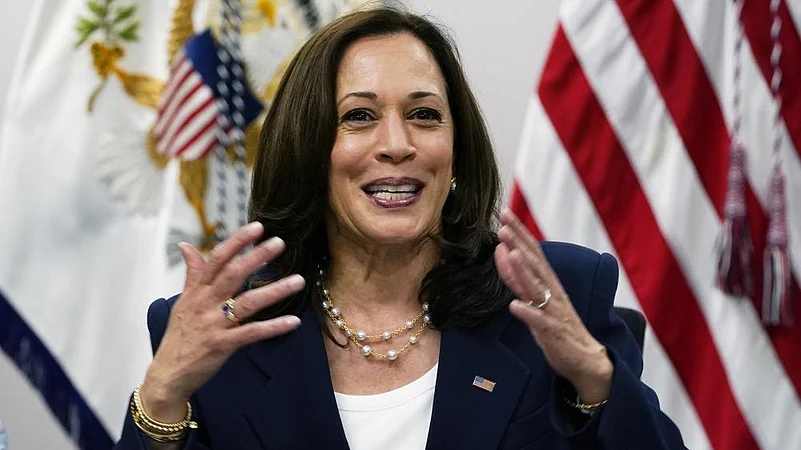 Democratic candidate Kamala Harris, US Elections 2024