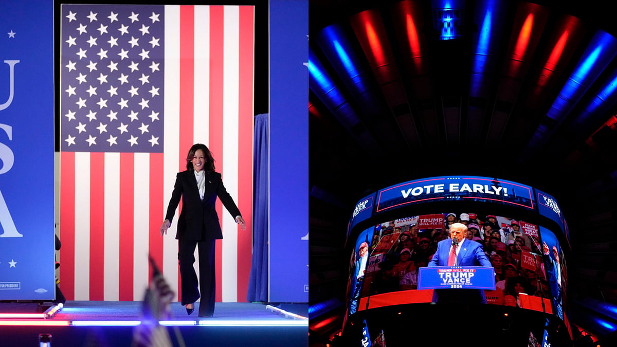 Kamala Harris (L) and Donald Trump (R) - Photo: AP