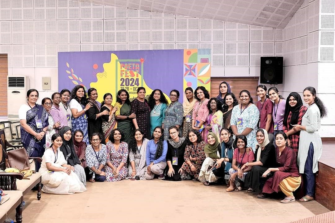 Photo Credit: KERALAPPANKAVIKAL  : The Forum for Women Poets of Kerala celebrated the third edition of their “Poeta Fest” at the University of Calicut on October 25-26