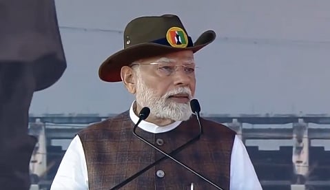 PM Narendra Modi in Gujarat on Thursday