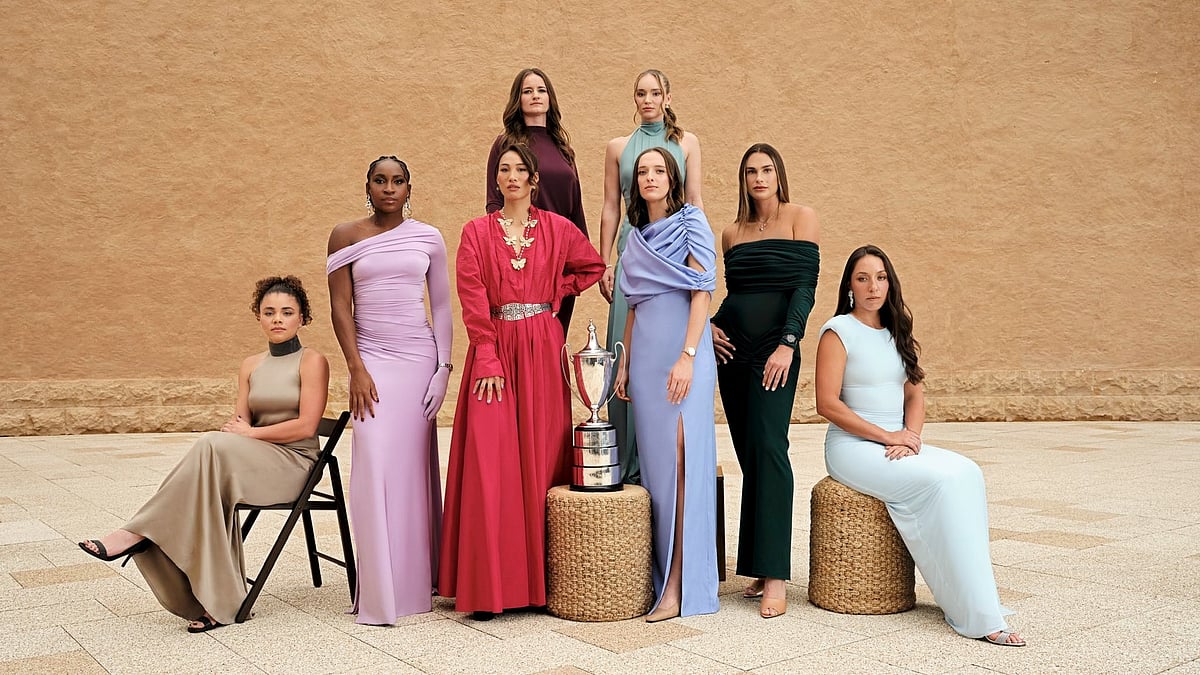 X/WTA : The eight singles contenders at the WTA Finals 2024 in Riyadh.