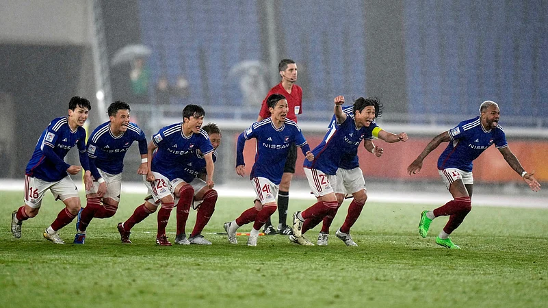 Yokohama F. Marinos Vs Ulsan Hyundai, AFC Champions League 2023-24 Semi-Final, Yokohama, AP Photo