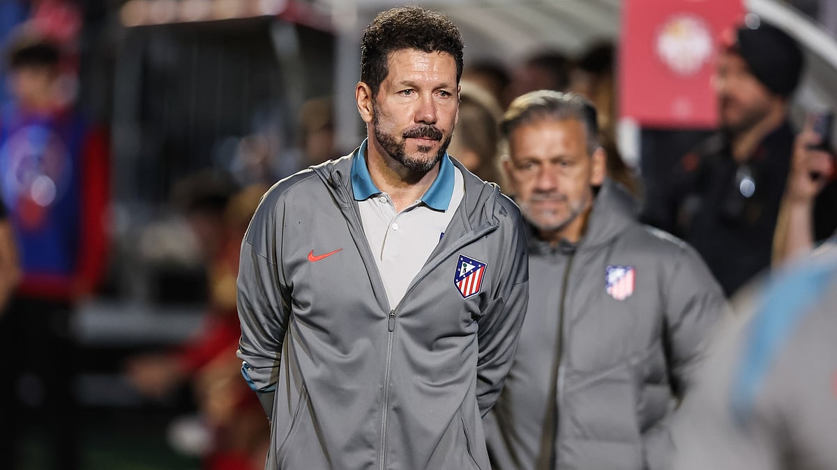 Diego Simeone is unhappy that La Liga is playing on